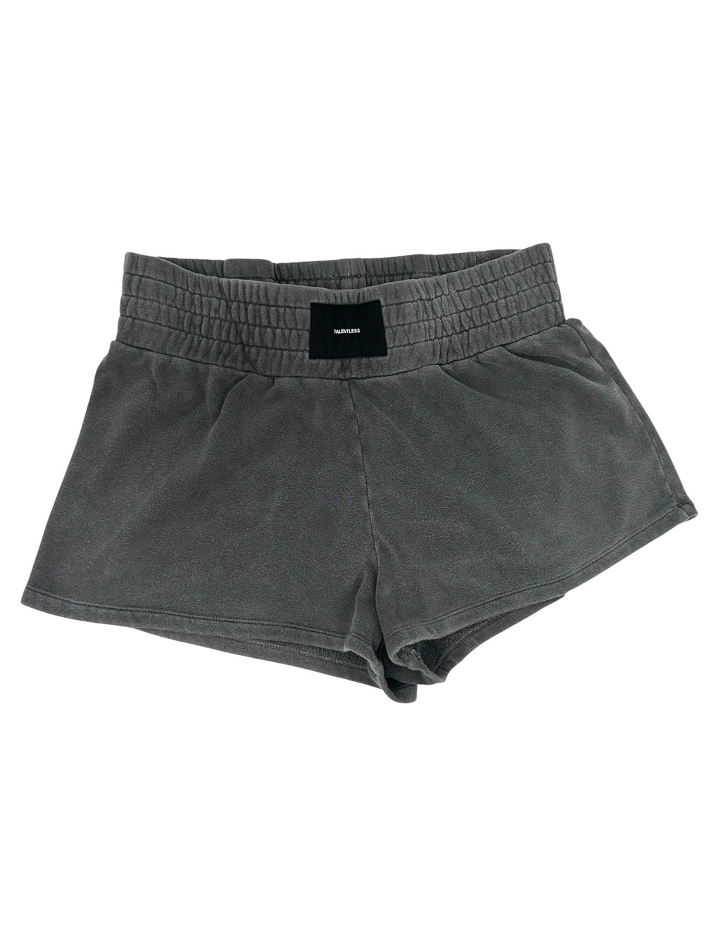 Talentless Gray Fleece Lounge Shorts Women’s XL Elastic Waist Made USA